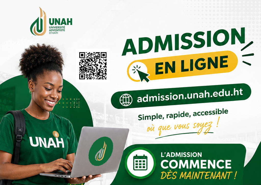 Admission en ligne : l’Université Adventiste d’Haïti ouvre les portes de votre avenir académique